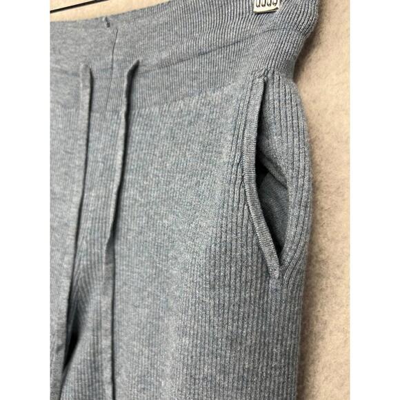 Uniqlo Ribbed Knit High Waisted Lounge Trouser Sweatpants Womens S Blue Comfort - Picture 5 of 12